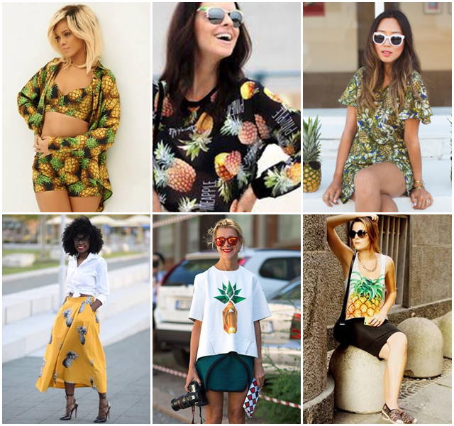 Tendencia moda abacaxi