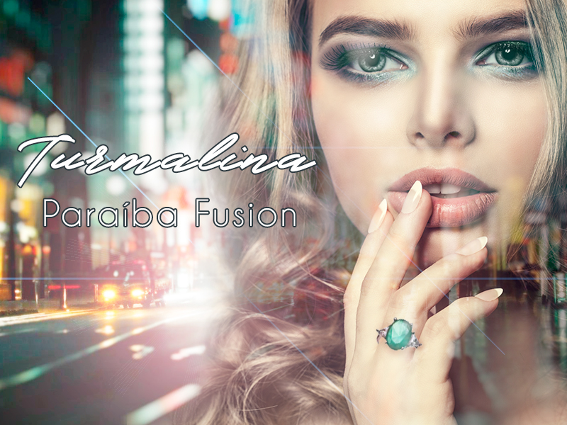 Turmalina Fusion em Semi Jóias