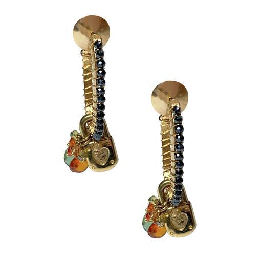 Argola Pendentes Dourada - Imagem 2