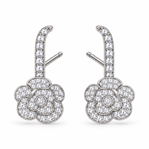 Brinco Rosa Ear Hook