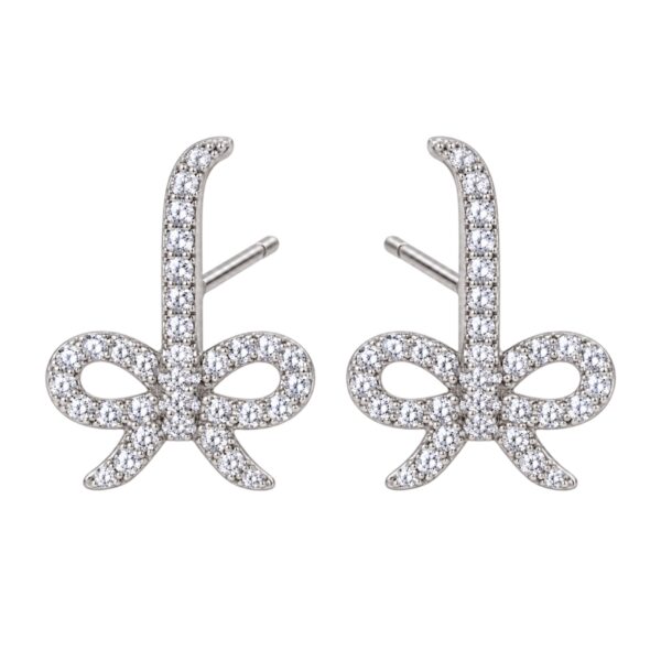 Brinco Lacinho Ear Hook  Prata 925