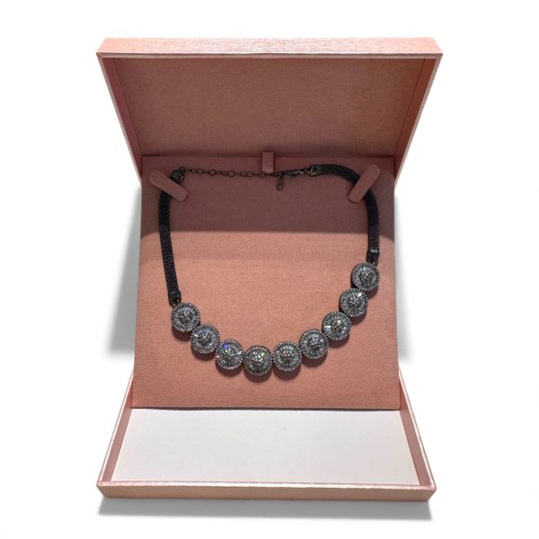 Choker Pizza Cravejado Negro - Imagem 2
