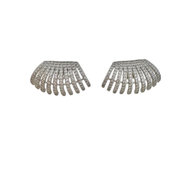 Brinco Ear Cuff Voltas Zircônias