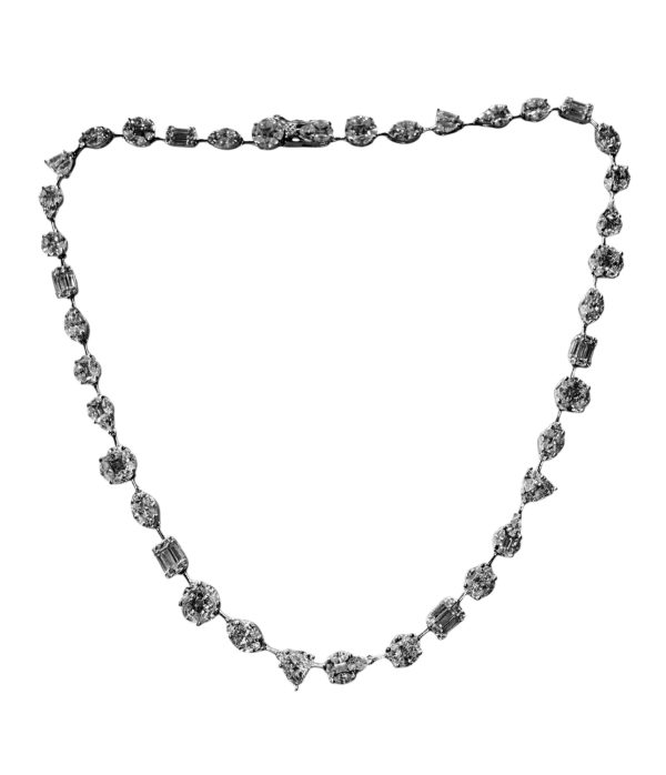 Colar Riviera Ilusion Formas Prata 925