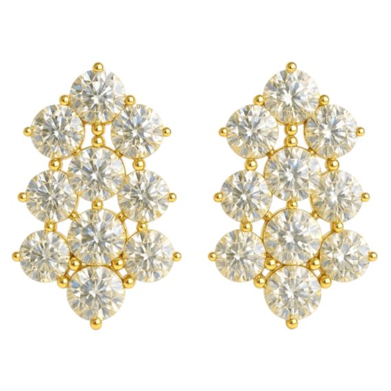 Brinco Theodora Ouro Prata 925