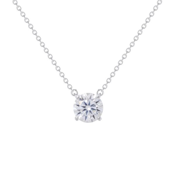 Colar Solitário Moissanite
