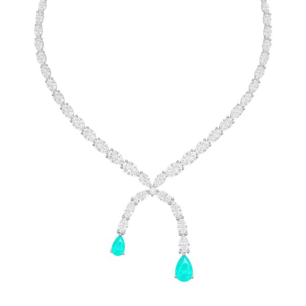Colar Gravatinha Luxo Isadora Prata 925