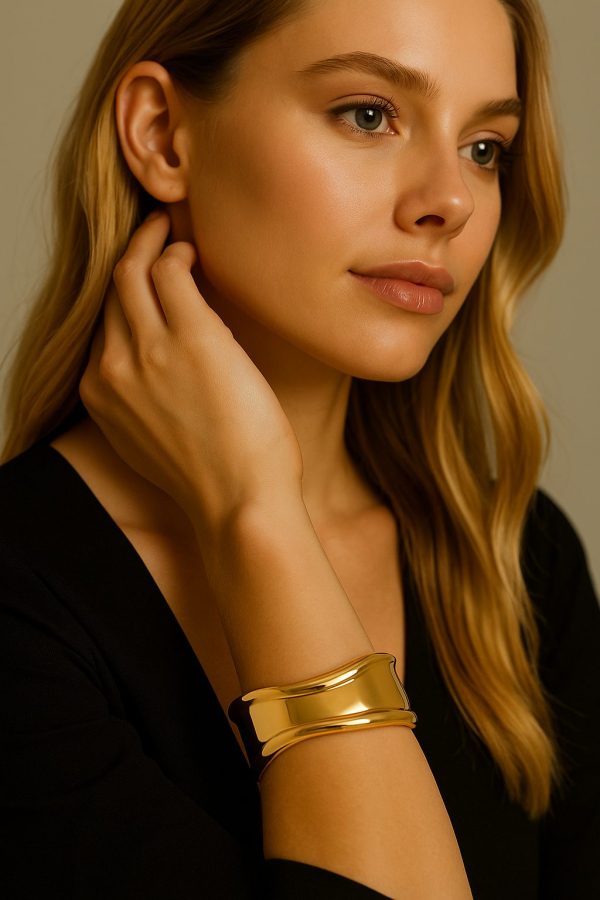 Bracelete Grosso Inspired Ouro - Imagem 2