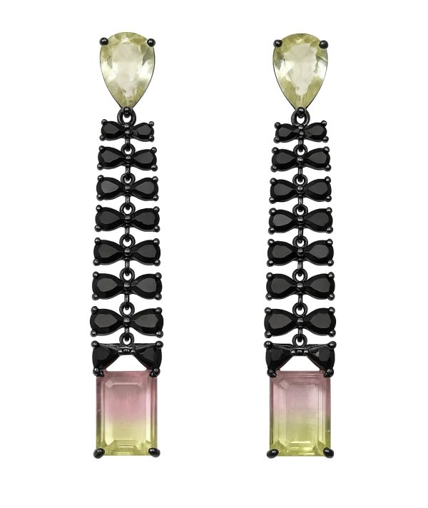 Brinco Splendor Watermelon Negro Joias