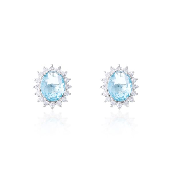 Conjunto Oval Real Agua Marinha Prata 925 - Imagem 4