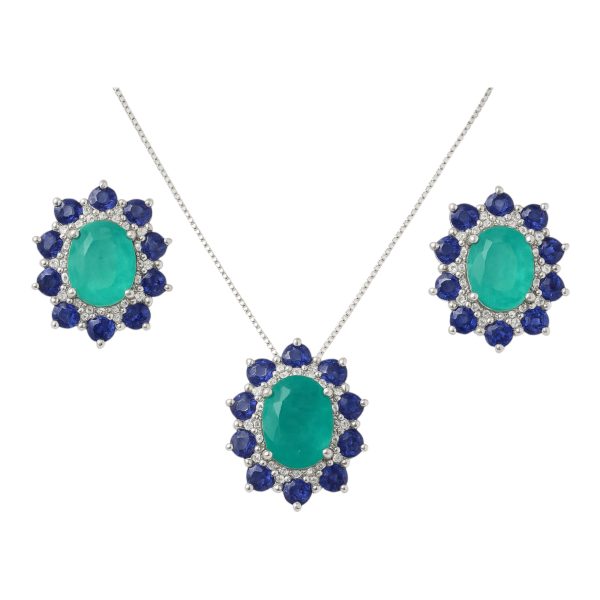 Conjunto Chloe Zircônia Prata 925