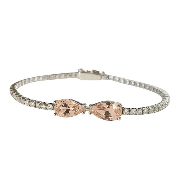 Pulseira Riviera Gotas Morganita