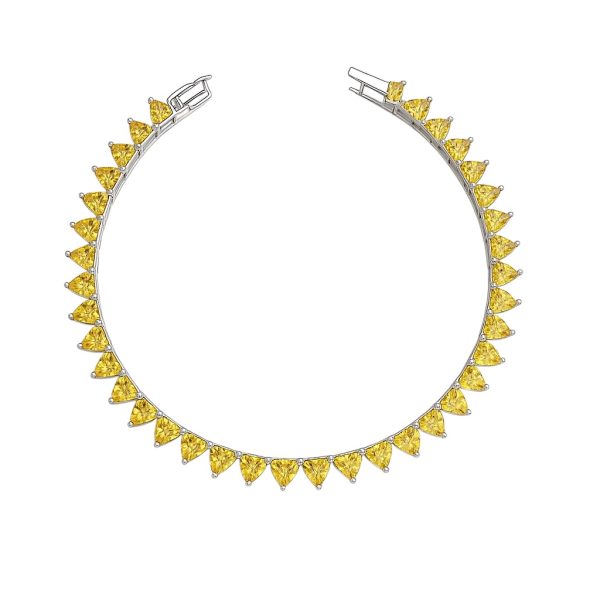 Pulseira Mini Corações Riviera Yellow Joias