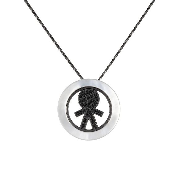 Colar Menino Madre Perola Prata 925