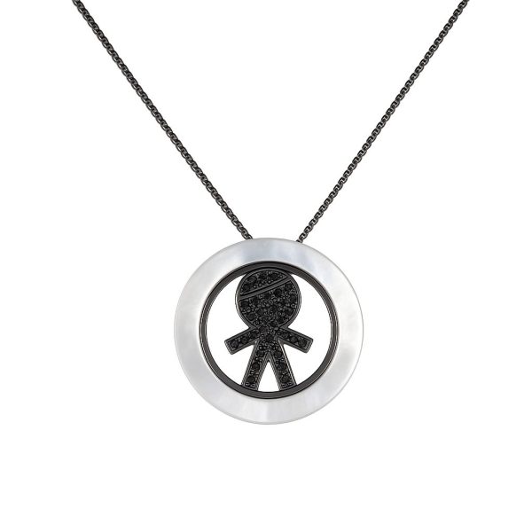 Colar Menino Madre Perola Prata 925