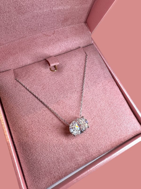Colar Oval Moissanite - Imagem 3