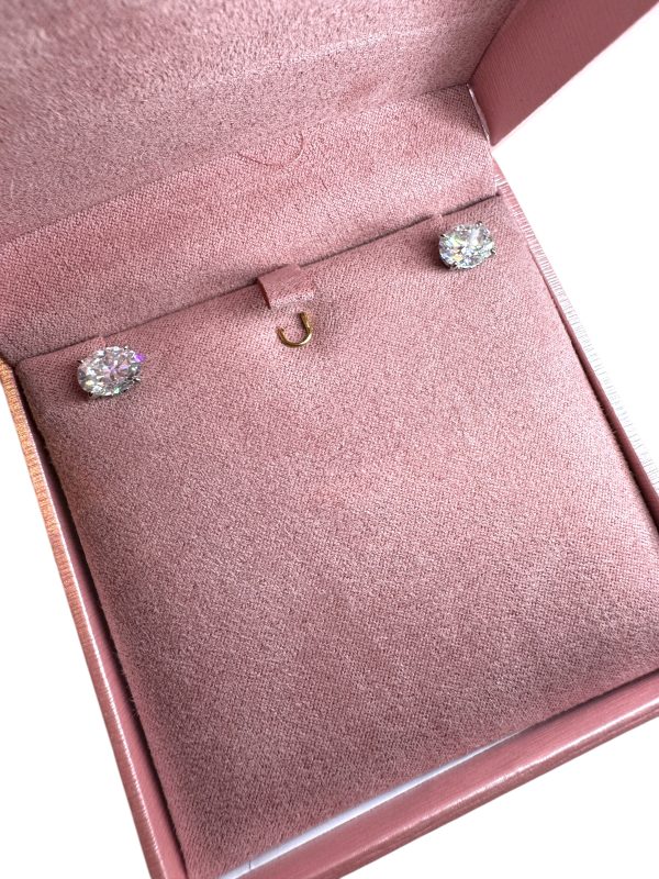 Brinco Oval Moissanite - Imagem 4