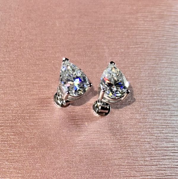 Brinco Gota Moissanite - Imagem 4