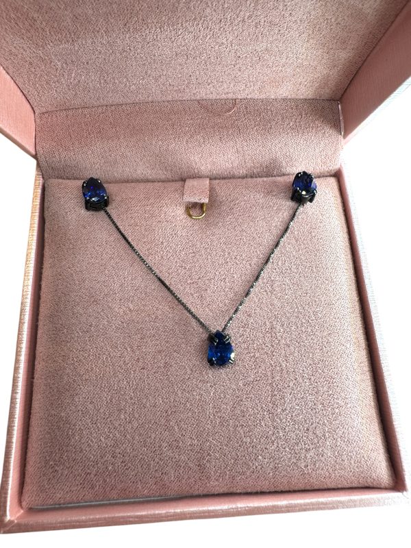 Conjunto Gota Mini Safira Negro - Imagem 2