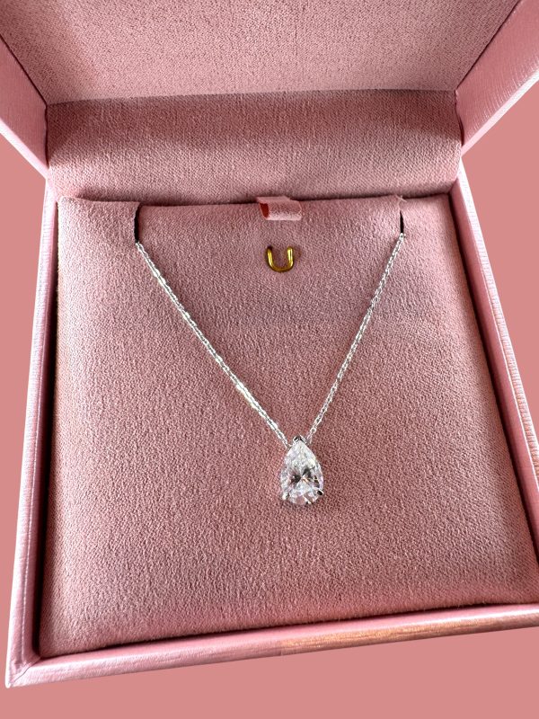 Colar Gota P Moissanite  2,0 Ct Joias - Imagem 5