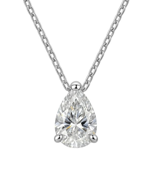 Colar Gota P Moissanite  2,0 Ct Joias - Imagem 4