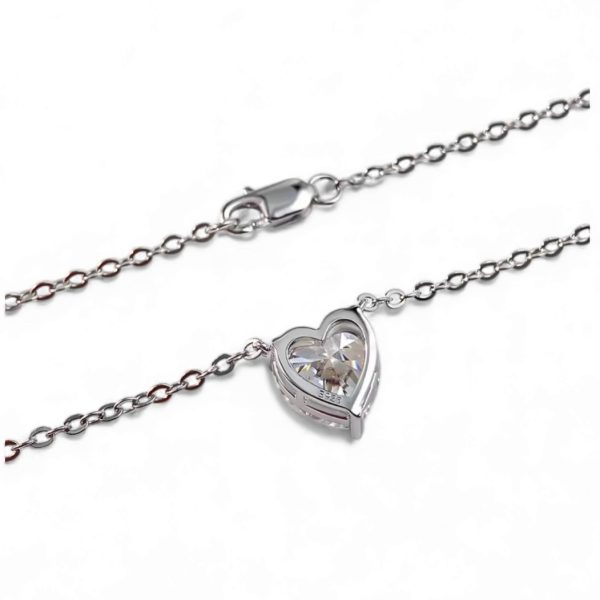 Colar Coração Moissanite - Imagem 7