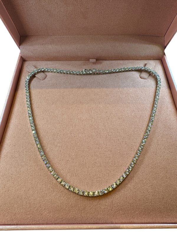 Colar Riviera 4 Garras Moissanite - Imagem 2