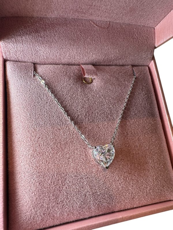 Colar Coração Moissanite - Imagem 6