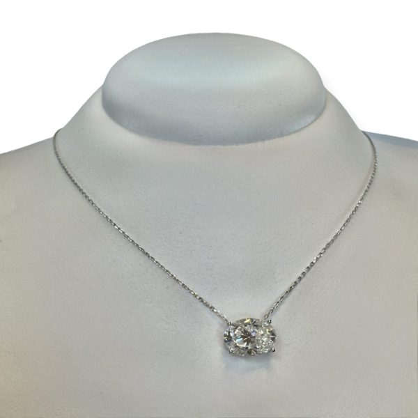 Colar Oval Moissanite - Imagem 3