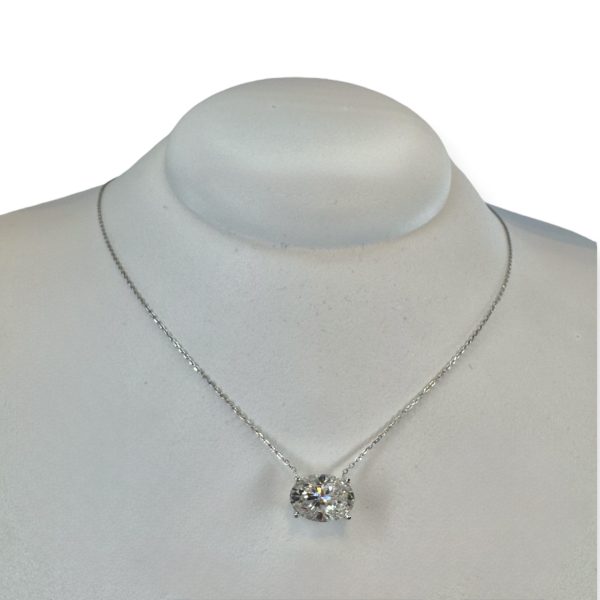 Colar Oval Moissanite - Imagem 5