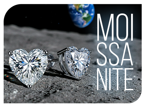 Joias em Moissanite com Certificado internacional