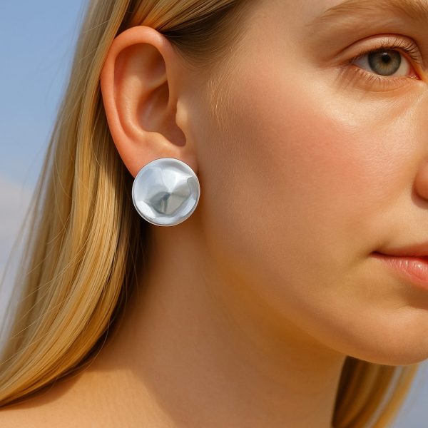 Brinco Round Silver - Imagem 2