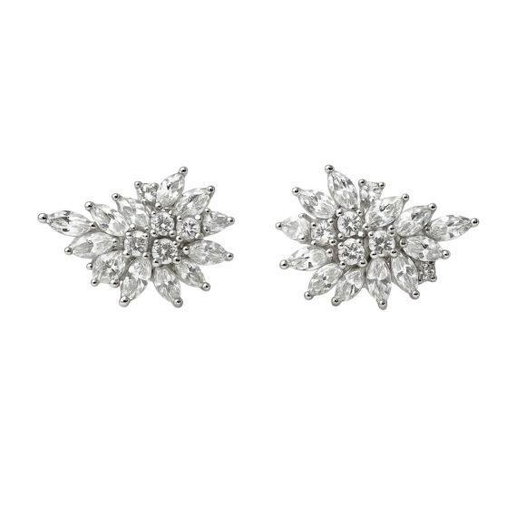 Brinco Ear Cuff Mini Navettes Prata 925