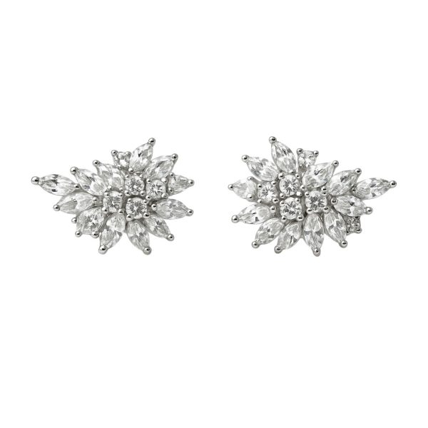 Brinco Ear Cuff Mini Navettes Prata 925