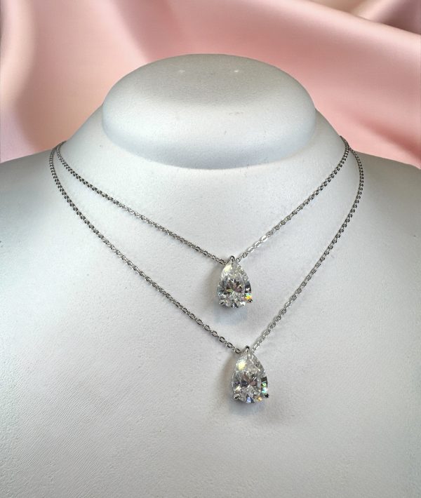 Colar Gota G Moissanite - Imagem 4