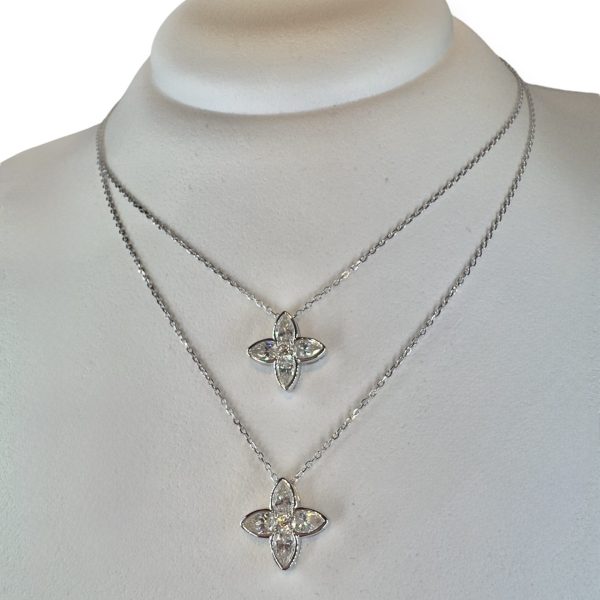 Colar Flor Moissanite - Imagem 7
