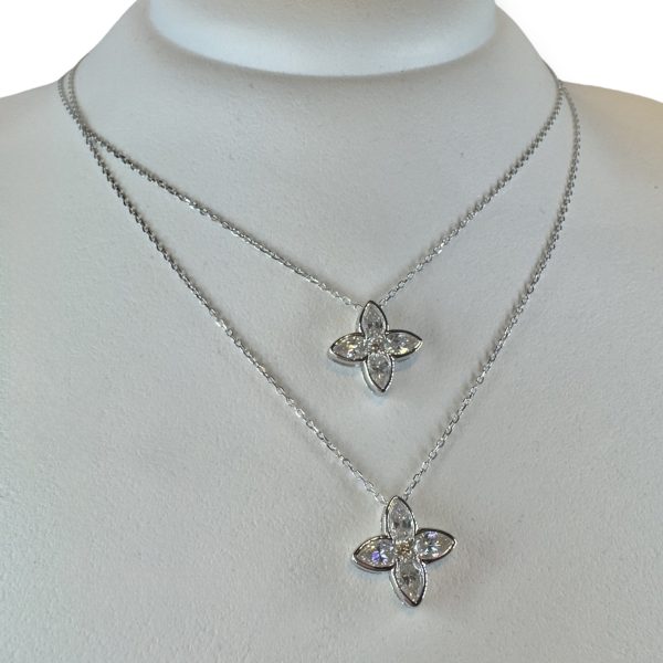 Colar Flor Moissanite - Imagem 6