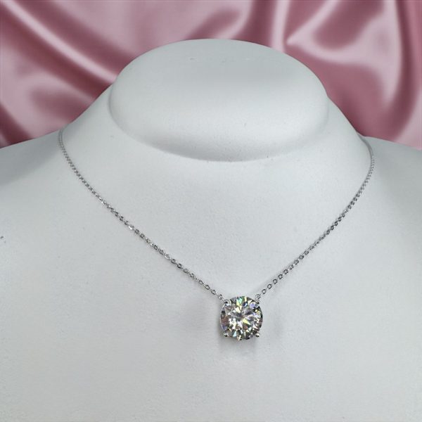 Colar Ponto de Luz G Moissanite - Imagem 2