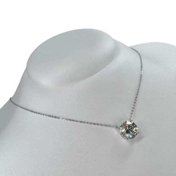 Colar Ponto de Luz G Moissanite - Imagem 3