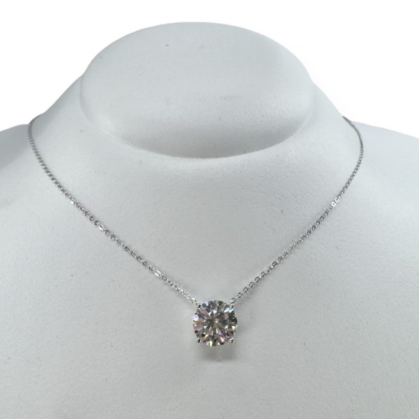 Colar Ponto de Luz G Moissanite - Imagem 4