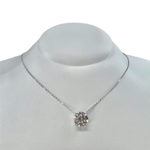 Colar Ponto de Luz G Moissanite - Imagem 5