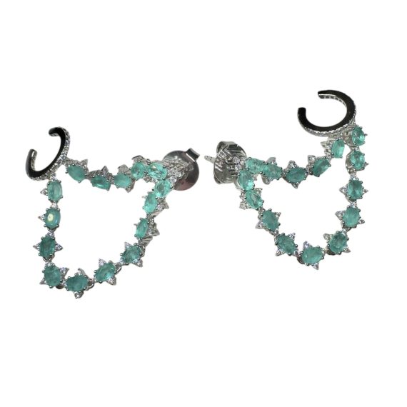 Brinco Chloe Colombiana Prata 925