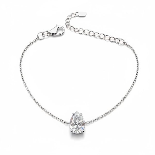 Pulseira  Gota  Moissanite
