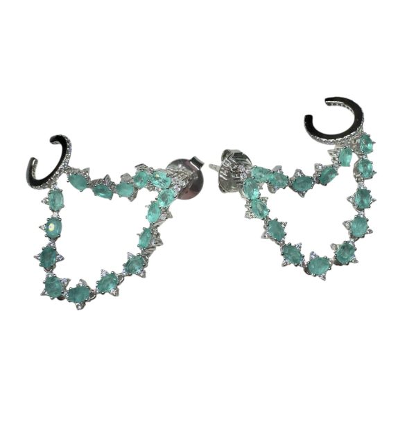 Brinco Chloe Colombiana Prata 925