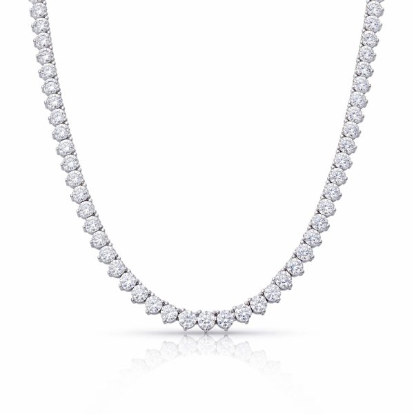 Colar Riviera 3 Garras Moissanite