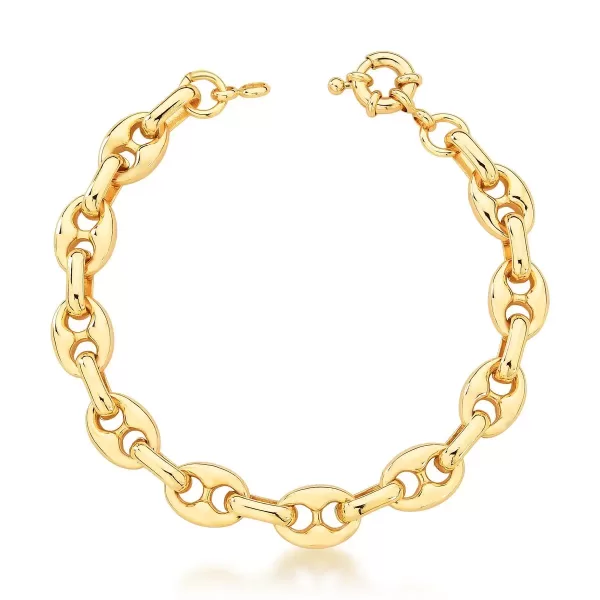 Pulseira  Elos Lacre Lisos Gold