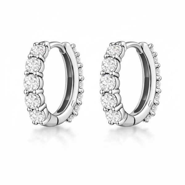 Argolinha Slim Luz Moissanite