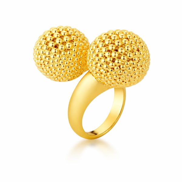 Anel Two Spheres Gold