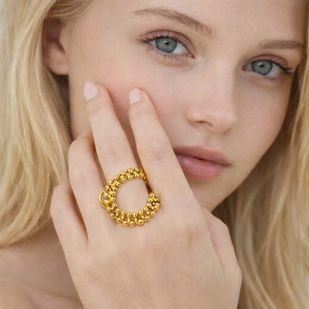 Anel Horseshoe Ouro - Imagem 2