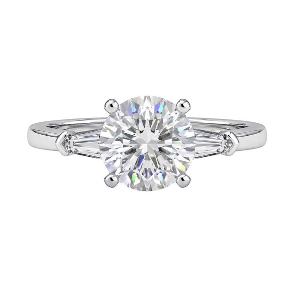 Anel Solitário Princess Moissanite